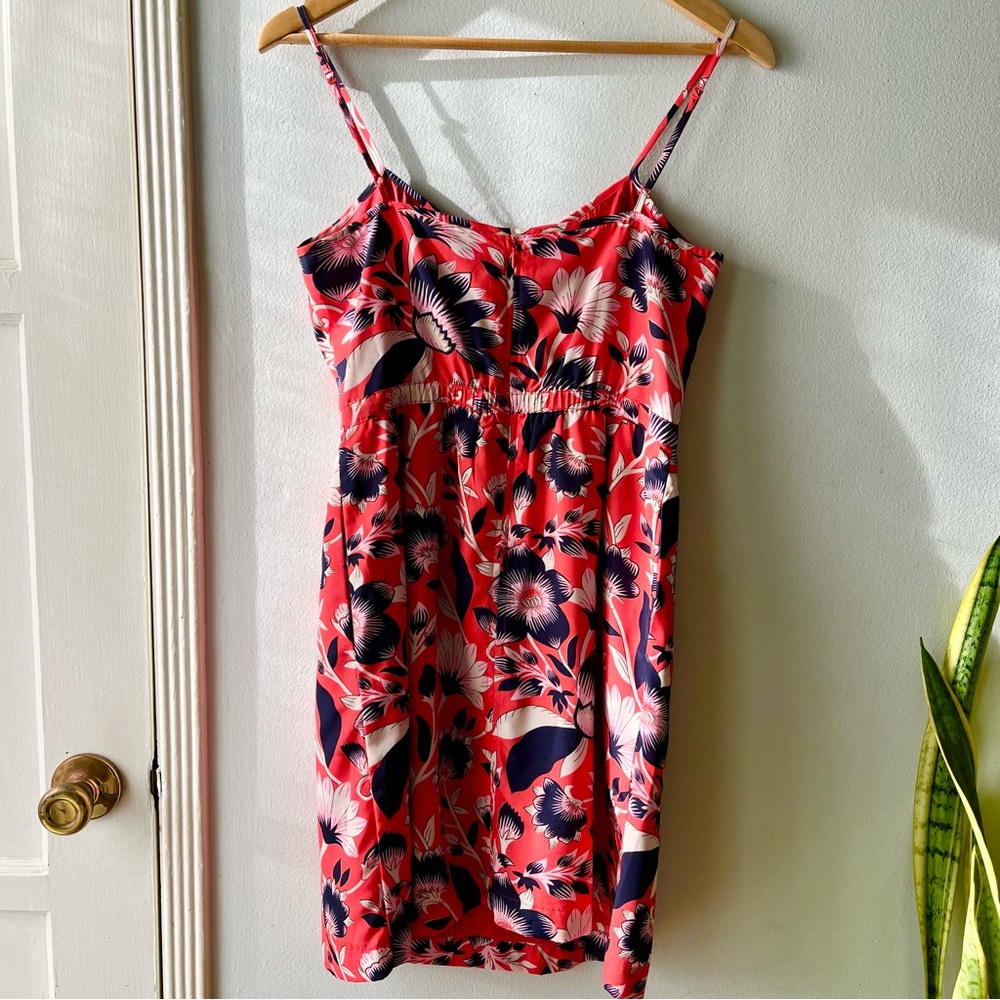 J.Crew•Tropical Floral Print Sundress•sz4 - Picture 12 of 13